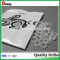 Promotional top quality orthodontic dental elastic rubber band/ dental elastic power chain